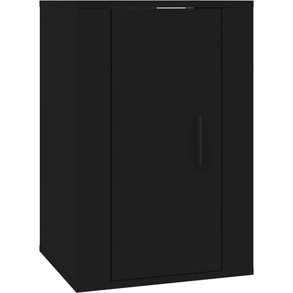 vidaXL Tv-wandmeubel 40x34,5x60 cm zwart, foto 3