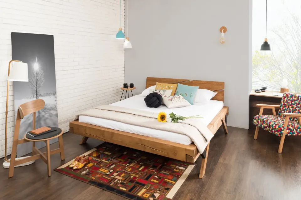 bed Resi vurenhout bruin, foto 3