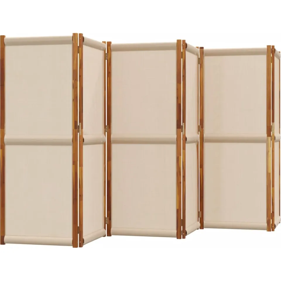 vidaXL Kamerscherm met 6 panelen 420x180 cm taupe