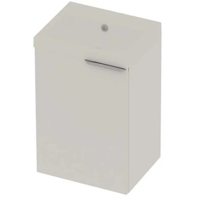 Basic-Line Pretty 36 Badmeubelset Polystone Zonder Kraangat 45x36x70 cm Mat White Mat Wit