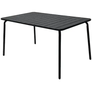Central Park - Praxis Eigen Merk Central Park Tuintafel Lily Antraciet 140x90x74cm Zwart