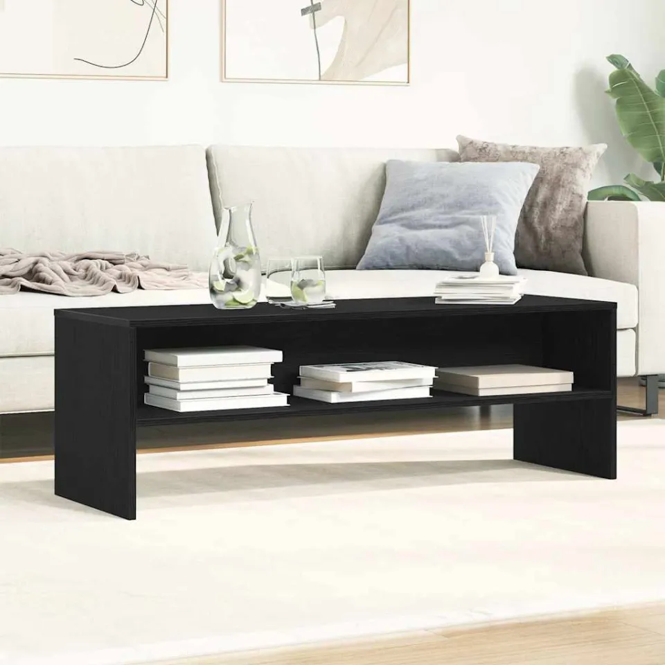 vidaXL TV-meubel 120x40x40 cm spaanplaat zwart eikenkleurig, foto 3