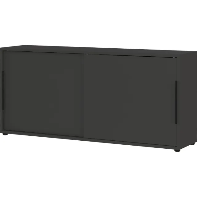 Germania Dressoir Met Schuifdeuren Tomori | 160 X 40 X 74 Cm | Antraciet
