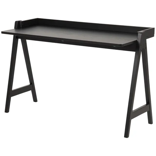 Lisomme Lieke houten bureau zwart - 127 x 80 cm