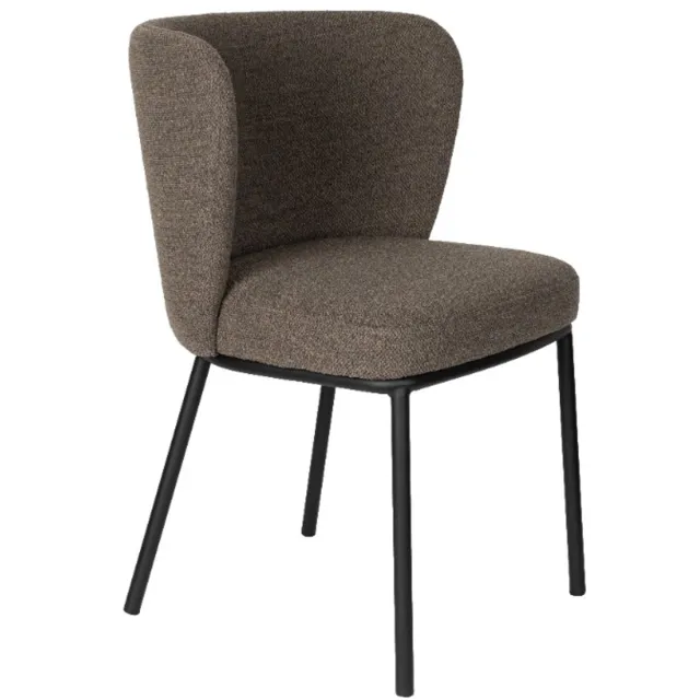 AnLi Style Chair Guus Brown - set van 2 Bruin