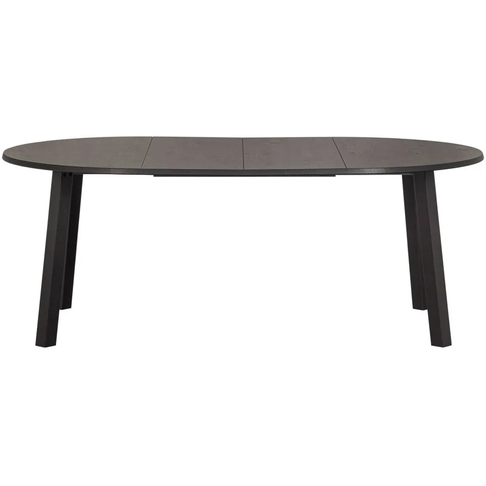 WOOOD Janne Uitschuifbare Eettafel Rond 120Ø cm - Eiken - Dakargrau, foto 5