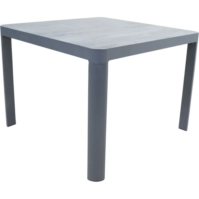 Lesliliving Tafel Buiten Tuin Castilla 2.0 100x100cm Lesli Living grijs