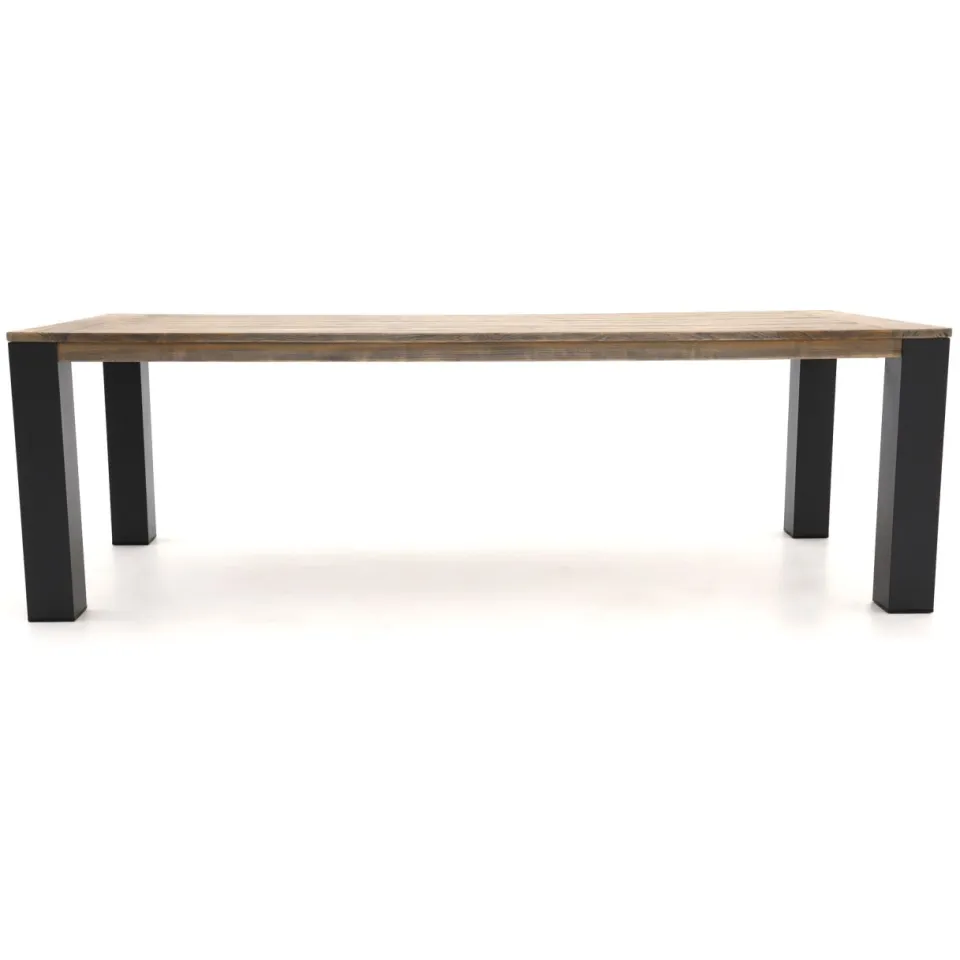 ROUGH Furniture ROUGH-X dining tuintafel 240x100x76cm bruin, foto 4
