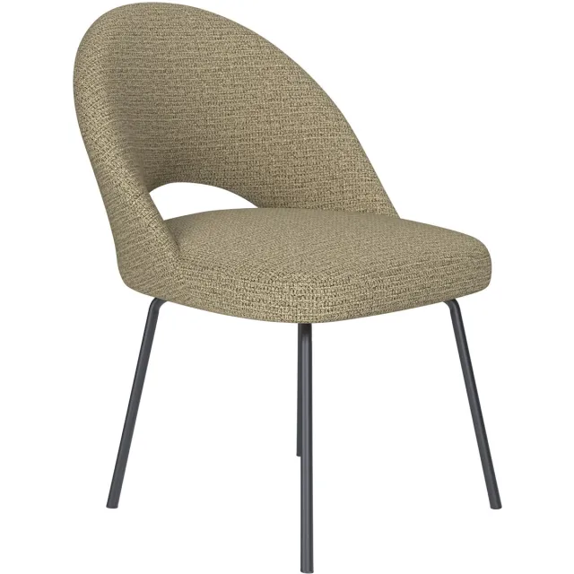 Housecraft Living Mick Eetkamerstoel Metaal Pistache groen