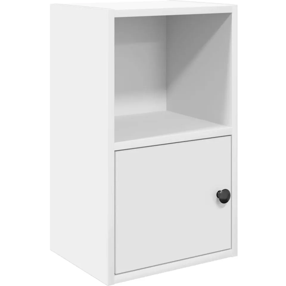 vidaXL Boekenkast 31x24x52 cm bewerkt hout wit, foto 3