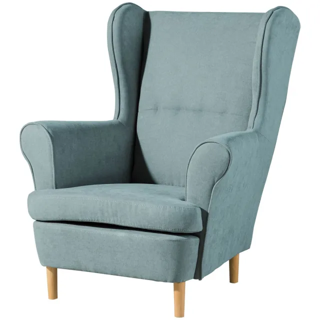 MASSIVMOEBEL24 .DE zetel SOFAS blauw 100% polyester 71 x 105 x 74 cm