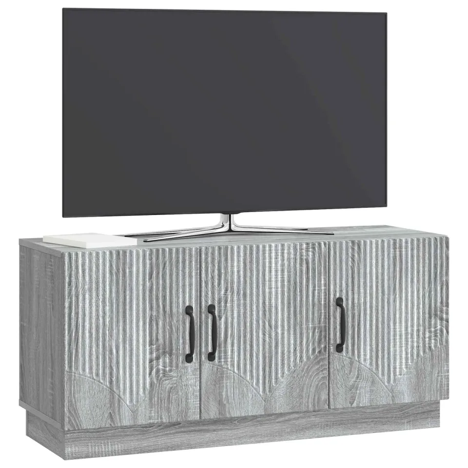 vidaXL TV-kast Grijs sonoma 99 x 34,5 x 47 cm Bewerkt hout