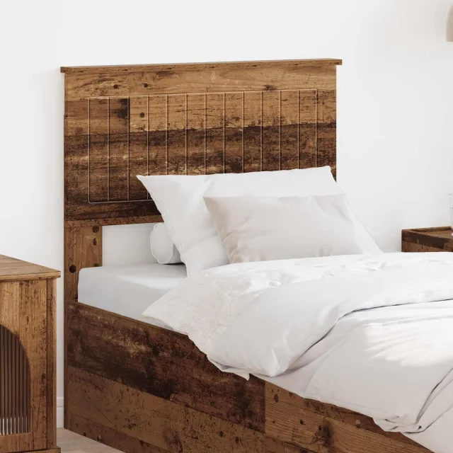 vidaXL Hoofdbord Oud Hout Bewerkt hout Bruin