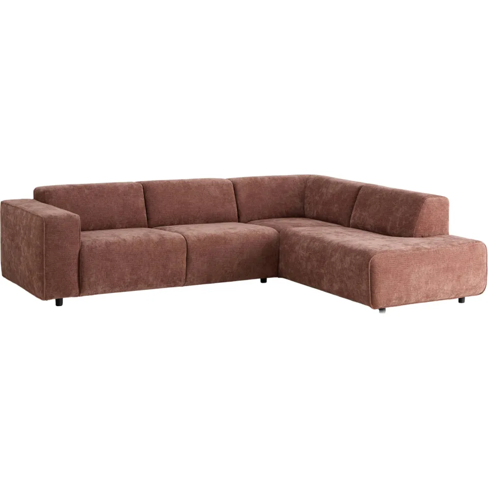 NOUS Living hoekbank rechts Aaris Roze