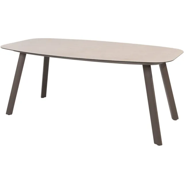 4 Seasons Outdoor Manola Diningtafel Terre - 180x95 cm Bruin / Terre
