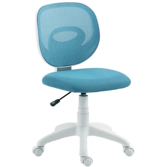 ZYLARO Ergonomische Bureaustoel met C-vormige Rugleuning - Draaistoel - In Hoogte Verstelbaar - 360° Draaibaar - Kantoorstoel - Gamestoel - Volwassenen Stoel - Computerstoel - Blauw