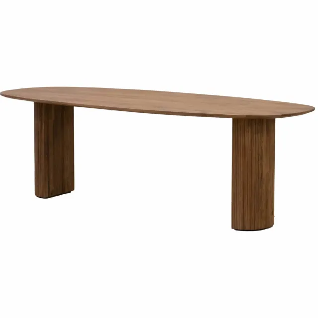 Giga Meubel Eettafel Feline - Deens Ovaal - Mangohout - 200cm