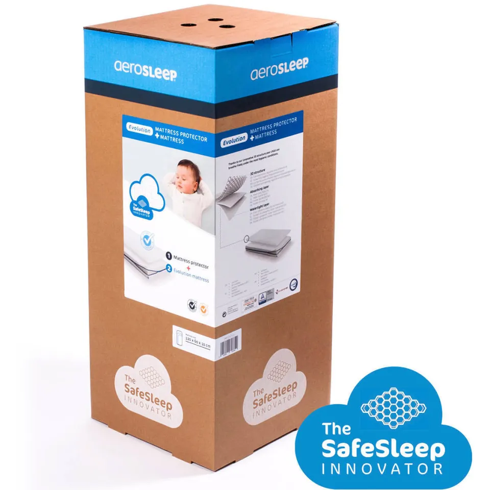 AeroSleep Evolution 2-in-1 babymatras met 3D beschermer, foto 3
