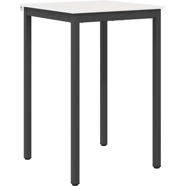 vidaXL Bartafel - Wit - 70 - x - 70 - x - 105 - cm - Massief - grenenhout