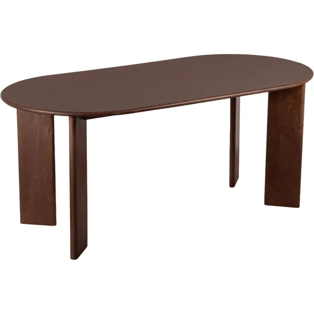Lewis & Loft Eettafel Lila - Ovaal - 180 x 90 cm - FSC®-gecertificeerd mangohout - Bruin