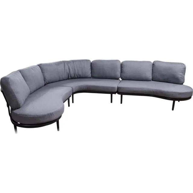 Primaliving Loungehoekset Durban Antraciet