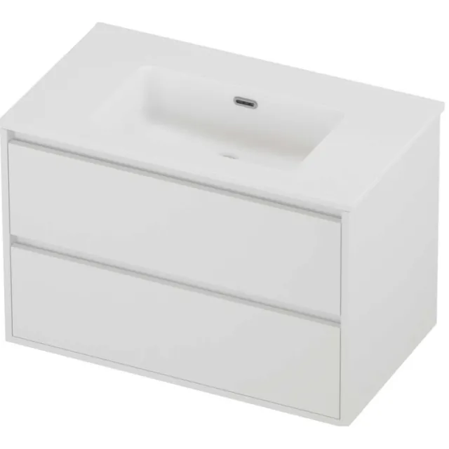 Proline Tribute Badmeubelset Porselein Elegant 80x46x54 cm Mat Wit Mat White
