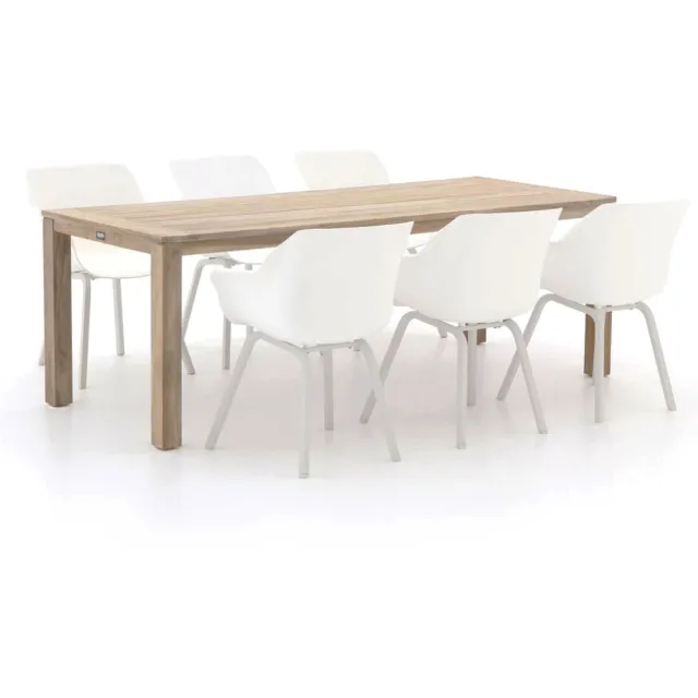 Hartman tuinmeubelen Hartman Sophie Element/ROUGH-S 220cm dining tuinset 7-delig bruin, foto 2