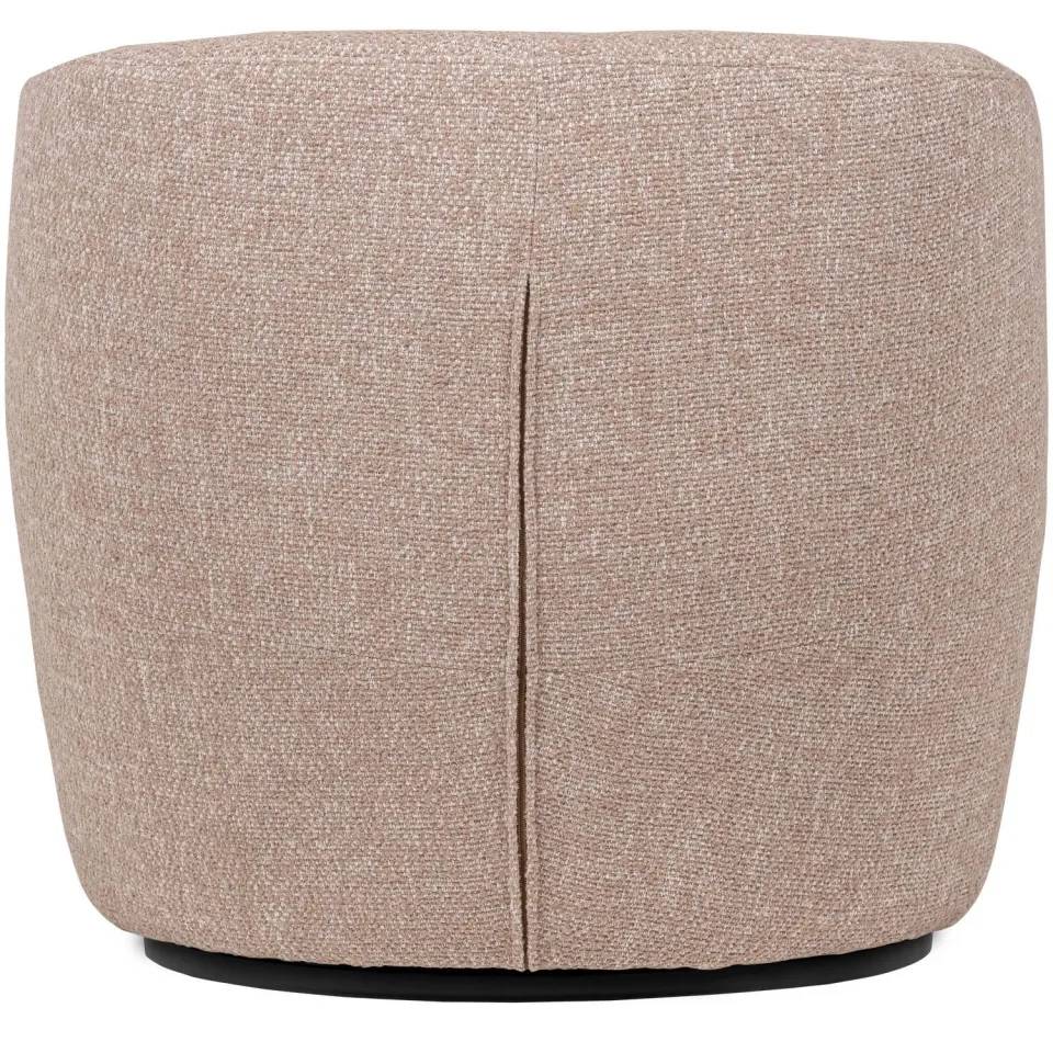 WOOOD Serra Draaifauteuil - Melange Stof - Naturel - 68x70x77, foto 2