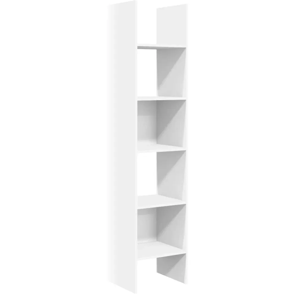 vidaXL Boekenkast 40x35x180 cm bewerkt hout wit