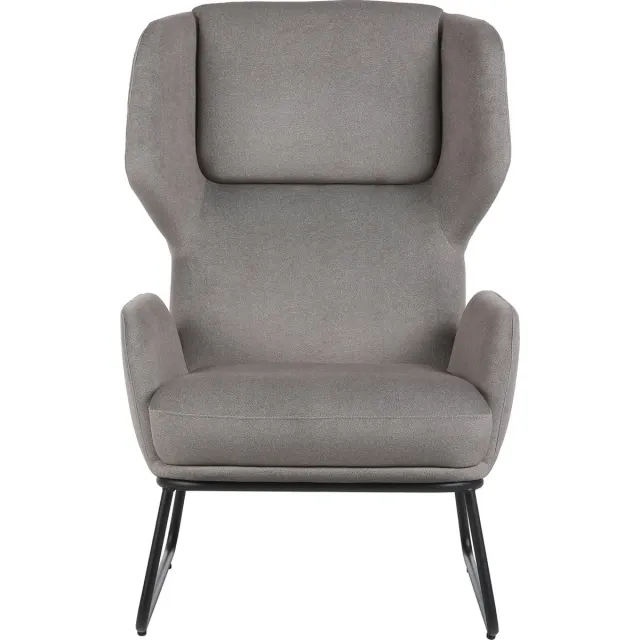 Furnilux Fauteuil Jay Licht Grijs - Van collectie Furnilux– Moderne Elegantie en Comfort - kunstleer - 65 x 69 x 110 cm