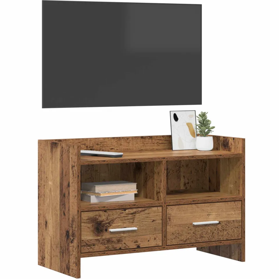 vidaXL TV-kast 71,5 x 33 x 47 cm Oud hout Bewerkt hout bruin, foto 3