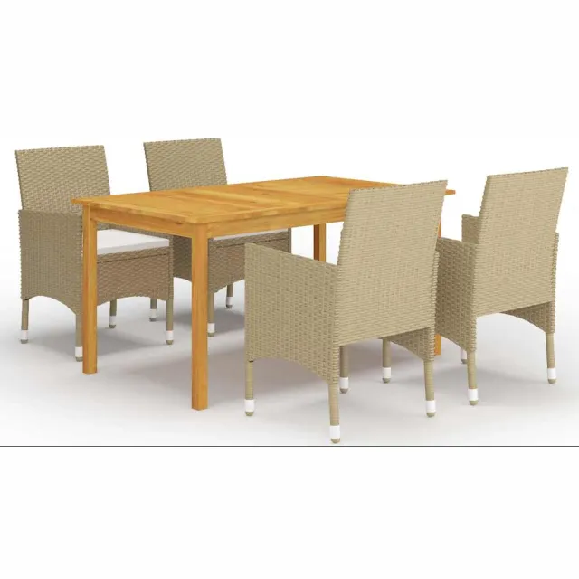 vidaXL 5-delige Tuinset beige, foto 2