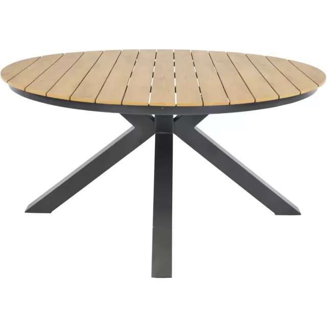 Lesliliving Lesli Living Tafel Arezzo Ø150 cm Grijs