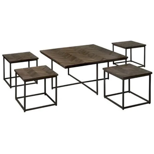 Tower Living Via salontafel set vanaf 40 cm - bruin