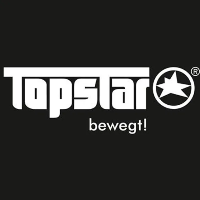Topstar kruk Tec 20 met verchroomde voetring met steldoppen zwart