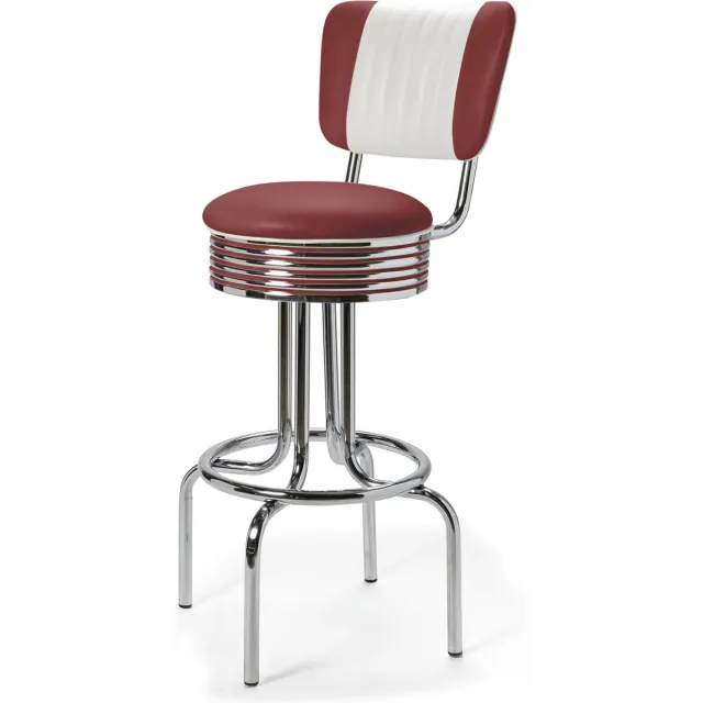 Bel Air Retro Barkruk BS-28-77CB Ruby