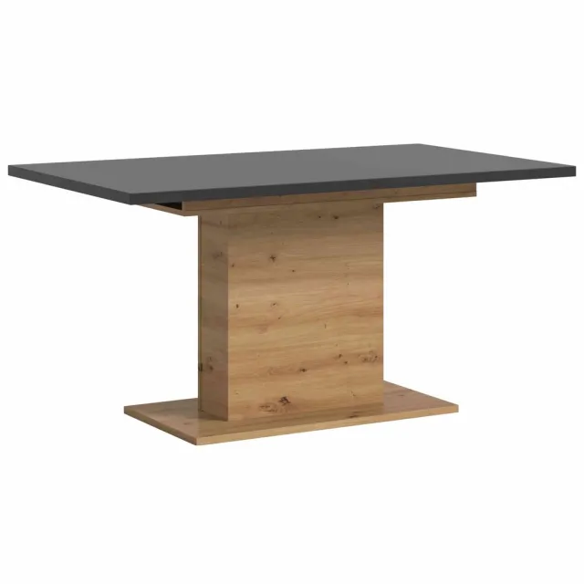 Furnilux Motion eettafel kolom uitschuifbaar Artisan NB grijs NB - 90x150x76cm