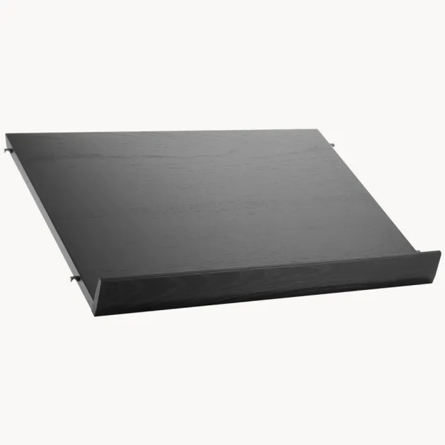 String Furniture Tijdschriftenplank String System, B 58 x D 30 cm Zwart