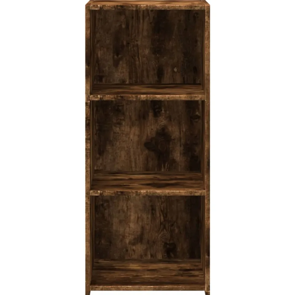 vidaXL Dressoir 40x41x93 cm bewerkt hout gerookt eikenkleurig Bruin
