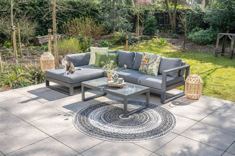 Garden Impressions Esmee loungeset licht grijs, foto 4