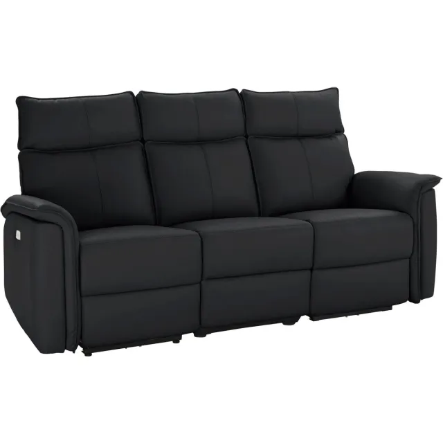 Notio Living Zola-3-zitsbank - Zwart