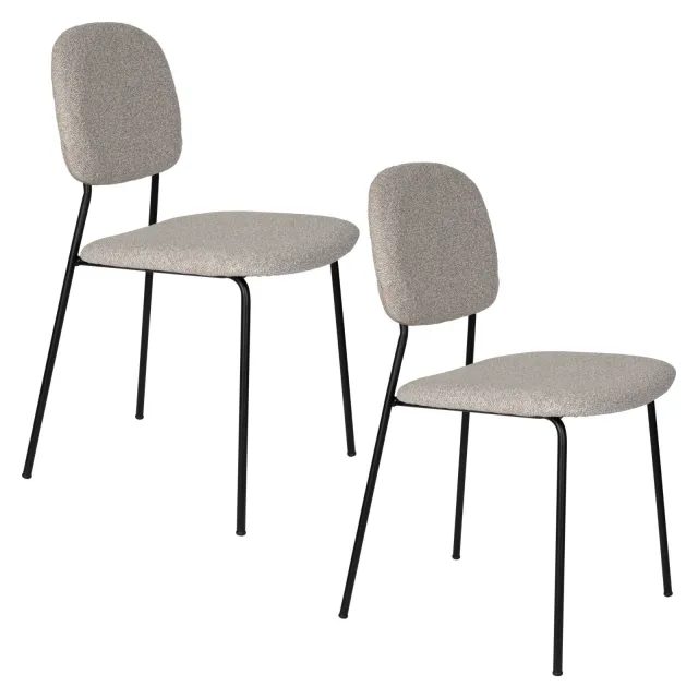 Housecraft Living Roos eetkamerstoel beige Licht beige