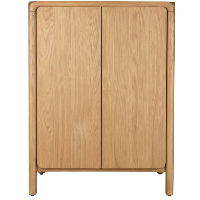 Zuiver houten opbergkast Storm - naturel