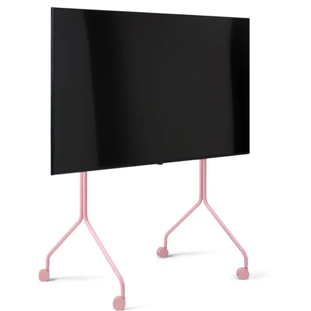 Pedestal Moon Rollin' Tall tv standaard roze Bubble Gum