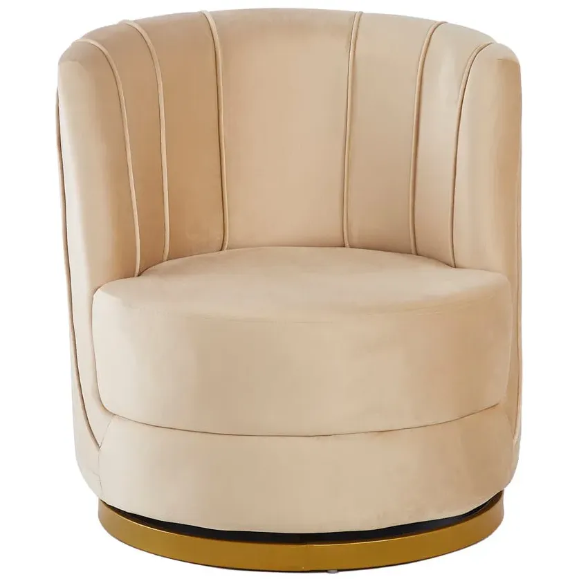 fauteuil Feline beige