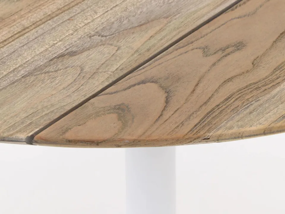 Bellagio tuinmeubelen Bellagio Falcade dining tuintafel ø 115cm bruin, foto 4
