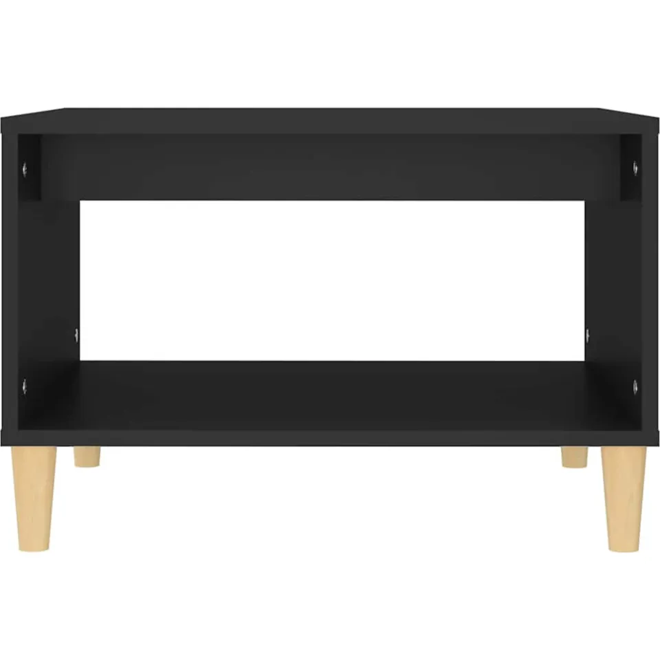 vidaXL Salontafel 60x50x40 cm bewerkt hout zwart, foto 4