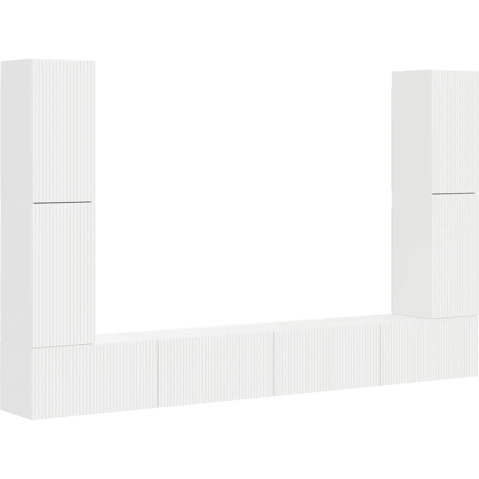 vidaXL Tv-meubelset 8 st 31 x 30 x 60 cm Wit, foto 3