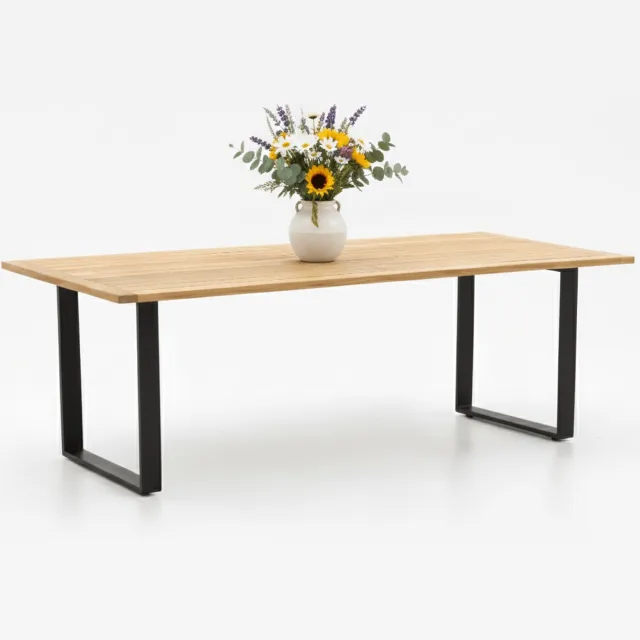 Apple Bee Condor Dining Tafel 240 x 95 cm | Zwart Aluminium | 6-8 Personen