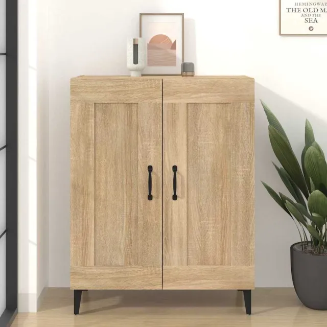 vidaXL Dressoir 69,5x34x90 cm bewerkt hout sonoma eikenkleurig, foto 2